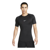 Nike Pro Dri-FIT Slim Short-Sleeve Top Asia Sizing 'Black' FB7933-010