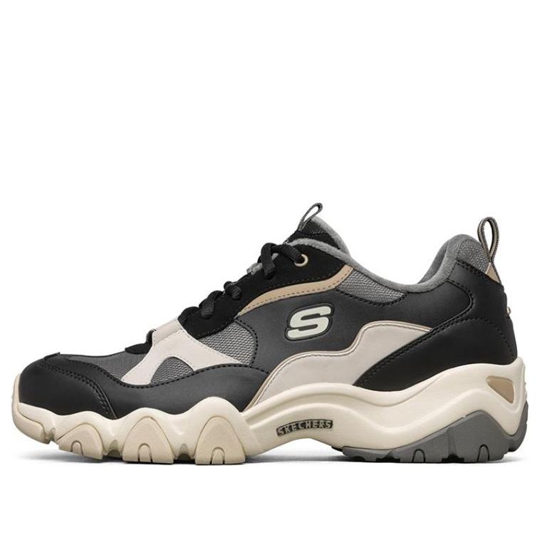 Skechers D'lites 2.0 Running Shoes Ivory/Black 666159-BKNT