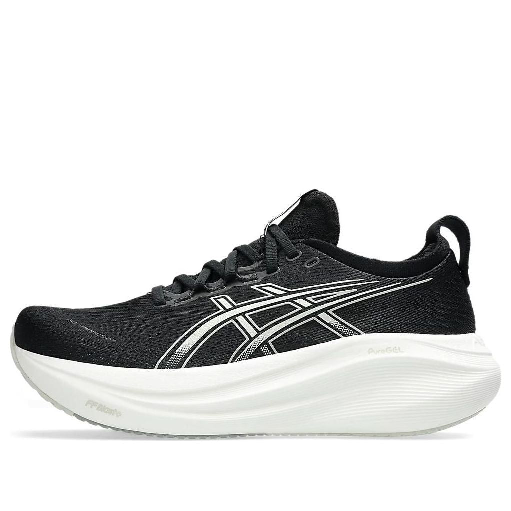 (WMNS) ASICS Gel-Nimbus 27 Narrow 'Black Lake Grey' 1012B819-002