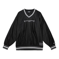 Mitchell & Ness x Mastermind Nylon Pullover Sweatshirt 'Black' TVNC5243-CLBYYPPPBLCK