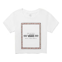 (WMNS) Vans x Leila Hurst Crossover Leopard print Short Sleeve White VN0A4CWXWHT