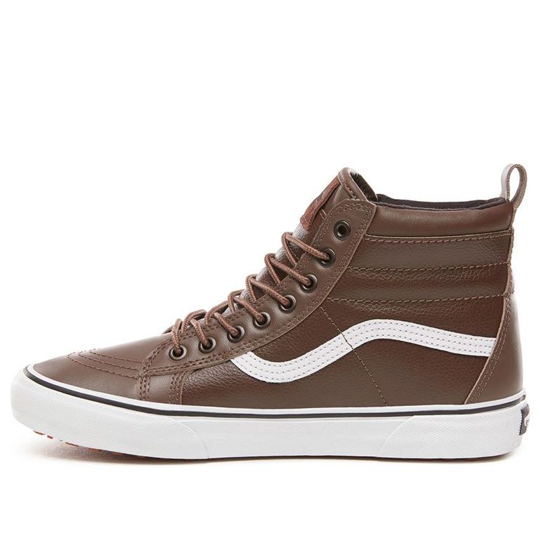 Vans SK8-HI MTE Rain Drum Leather Brown/White VN0A33TXUQC