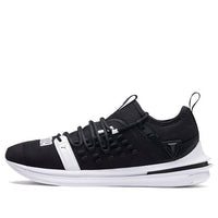 (WMNS) PUMA Ignite Limitless Sr Fusefit Low Running Shoes Black/White 191123-01
