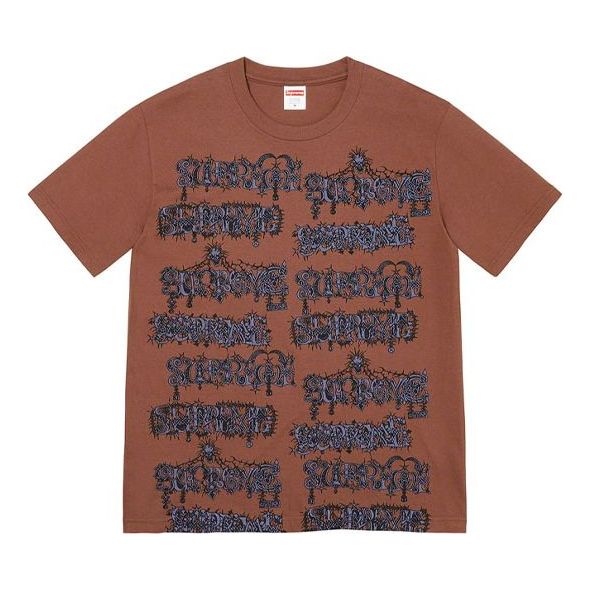 Supreme FW22 Week 1 Wombat Tee T SUP-FW22-084-BRO