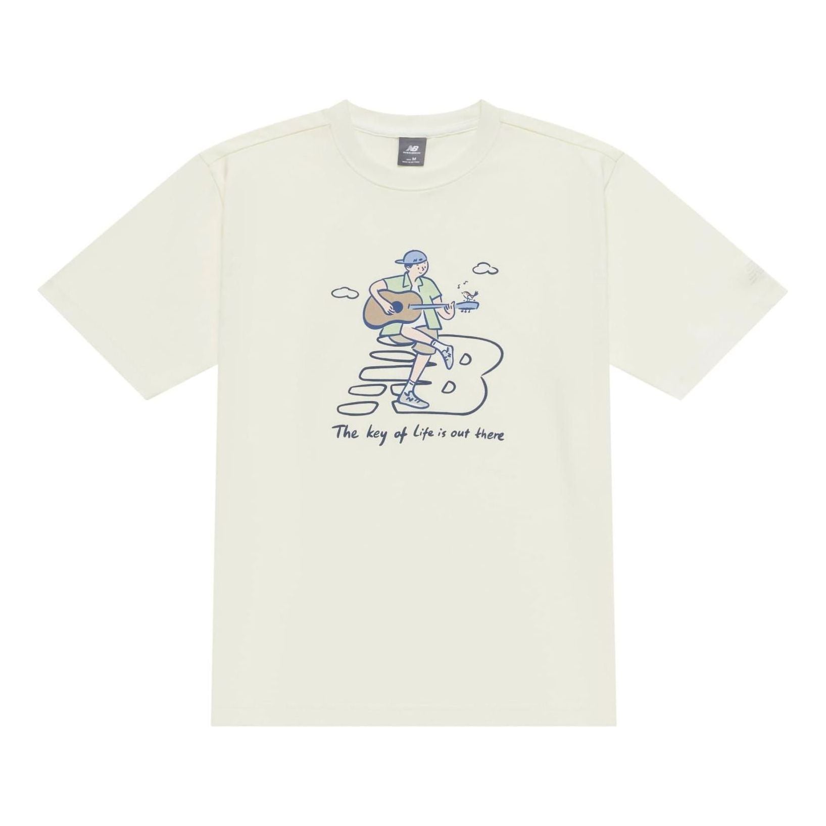 New Balance x PK Guitar Graphic T-Shirt Asia Sizing 'Ivory' NEE26021-IV