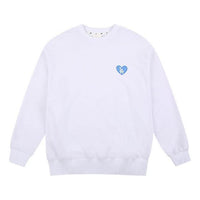 MLB Heart Series Los Angeles Dodgers Small Label Round Neck Pullover Unisex White 31MT09011