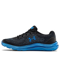 (GS) Under Armour Liquify Sneakers Black/Blue 3022875-001