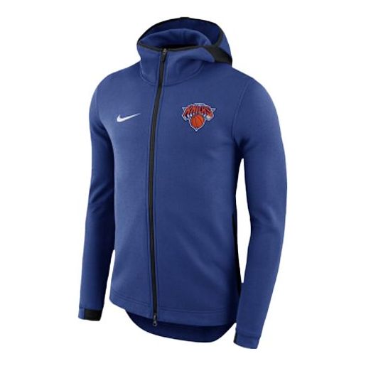 Nike Knicks Athleisure Casual Sports Jacket Cardigan Blue 911136-495
