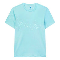 FILA Logo Printing Round Neck Casual Sports Short Sleeve Blue F11M022117F-LB