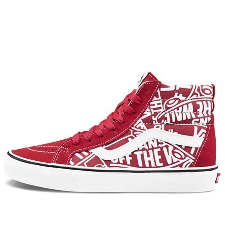 Vans SK8-HI Rrissue Retro High Top Casual Skate Shoes Unisex Red White VN0A2XSBUKL