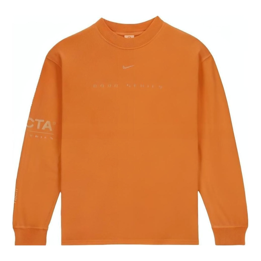 Nike x NOCTA Drake 8K Peaks Long-Sleeve Mock Neck Asia Sizing 'Orange' FQ6557-818
