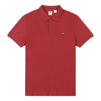 Men's Levis Red Flag Embroidered Polo Short Sleeve Red 35883-0006