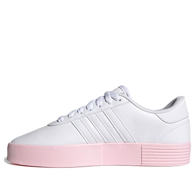 (WMNS) adidas neo Court Bold Shoes White/Pink FY6512
