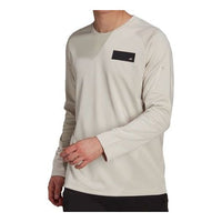 adidas Round Collar Sports Long Sleeve Male Brown HA0137