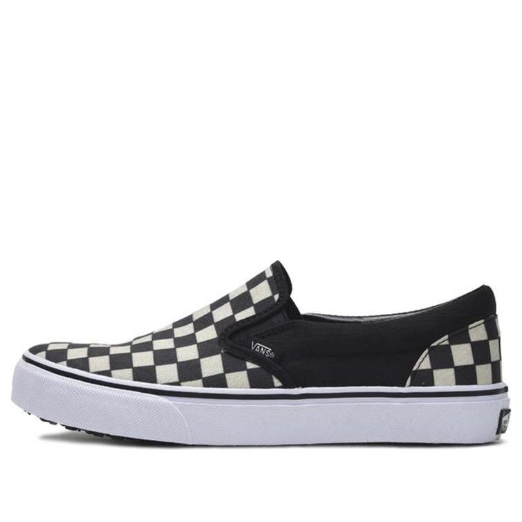 Vans Slip-On Black White Grid Japanese Version Black And White 587212-0004