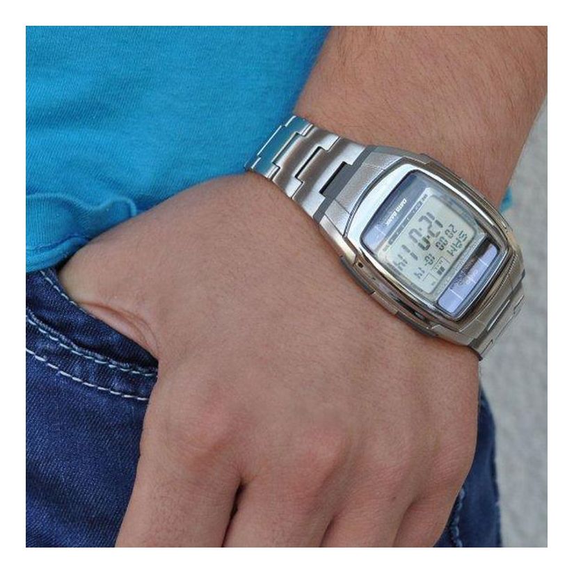CASIO Male DATE BANK Japan / South Korea Fashion Waterproof Mens Silver Digital DB-E30D-1A