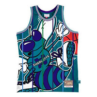 Mitchell & Ness NBA Big Face 2.0 Jersey Charlotte Hornets' MSTKBW19146-CHOHRBL