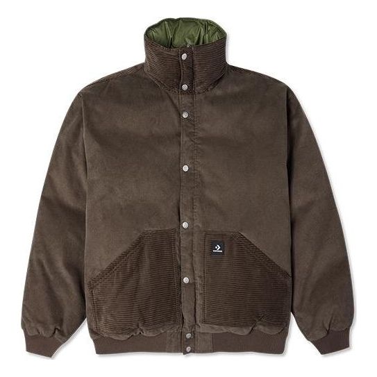 Converse Stand Collar Down Jacket Asia Sizing 'Brown' 10023796-A02