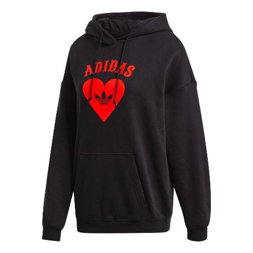 (WMNS) adidas originals Vday Pattern Printing Love Black FH8565