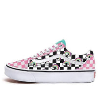 Vans Customs Checkerboard Rainbow Old Skool Pink/White VN0A3CST059
