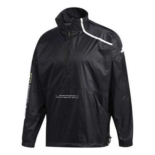 adidas Athleisure Casual Sports Jacket Black GJ5130
