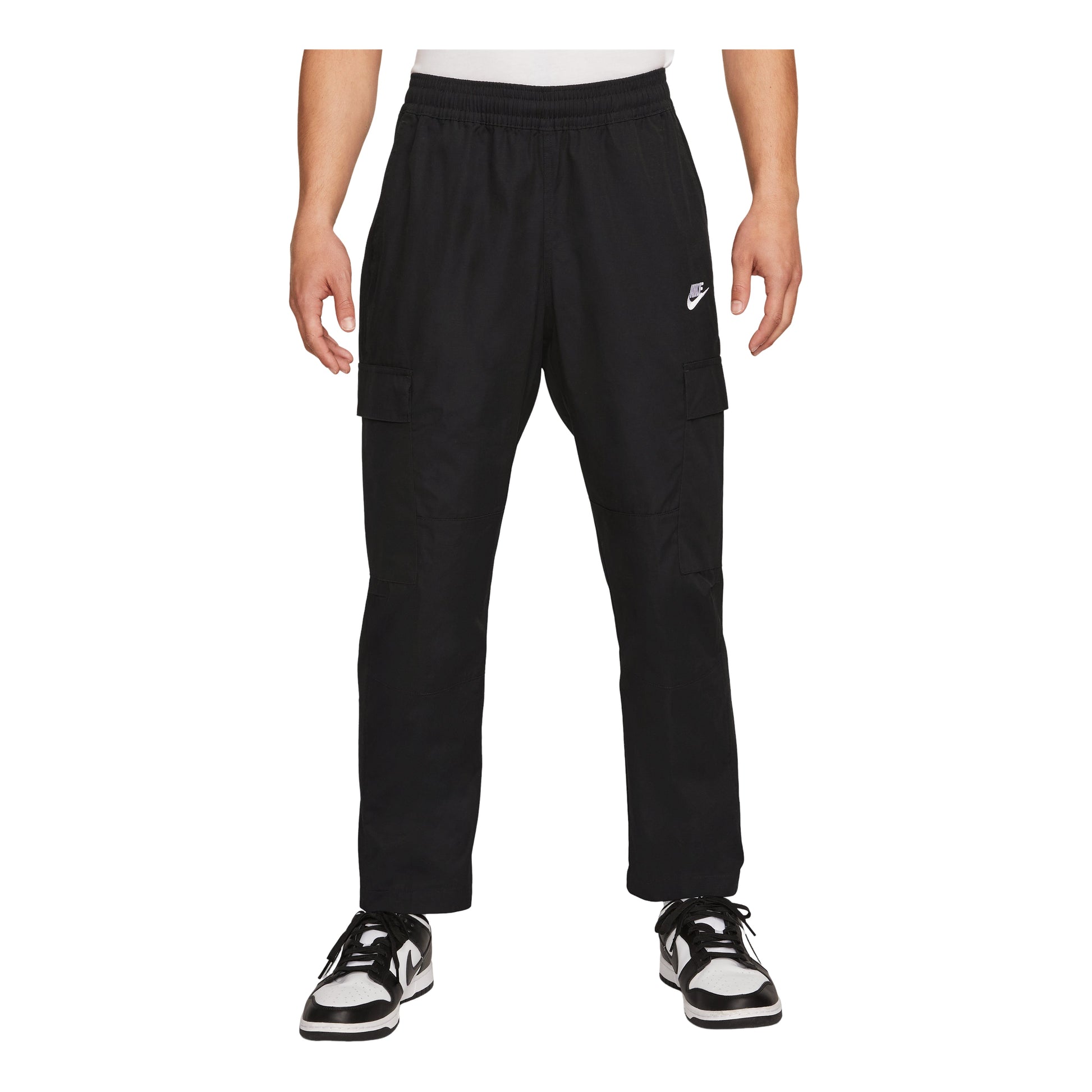Nike Club Woven Cargo Pants Asia Sizing 'Black' DX0614-010