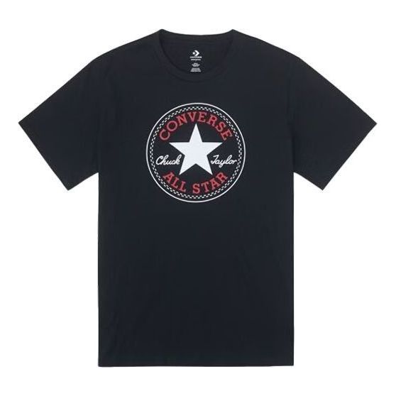 Converse Go-To All Star Patch Standard Fit T-Shirt Asia Sizing 'Black' 10025459-A01