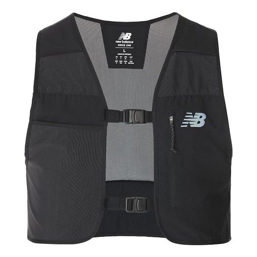 New Balance Q Speed Commuter Vest Asia Sizing 'Black Grey' MV11282-BK