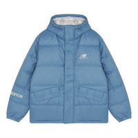 New Balance Logo Down Jacket Asia Sizing 'Sky Blue' AMJ13334-WAB