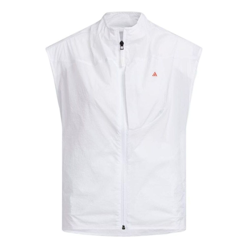 (WMNS) adidas Lightweight Full-Zip Wind Vest Asia Sizing 'White' HT0020