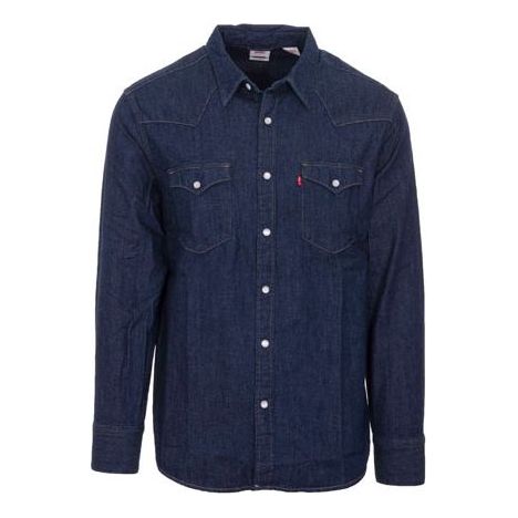 Men's Levis Lapel Denim Blue Shirt 85744-0000