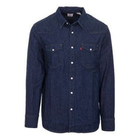 Men's Levis Lapel Denim Blue Shirt 85744-0000