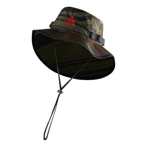 Nike ACG Mt. Fuji Tailwind Aerobill Trail Bucket Hat 'Green Camo' CU6530-325