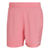 Men's adidas originals Solid Color Logo Alphabet Printing Straight Shorts Japanese Version Pink HR7903