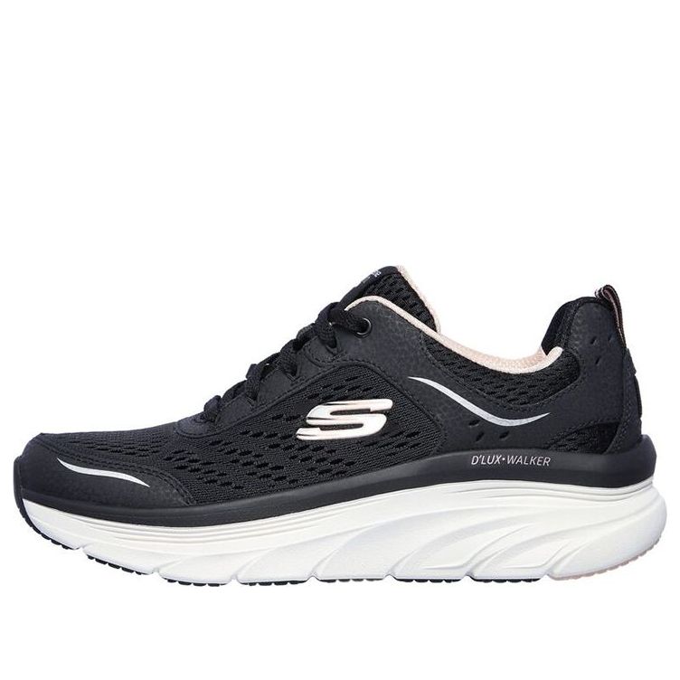 (WMNS) Skechers DLux Walker-Infinite Motion 'Black Pink' 149023-BKPK