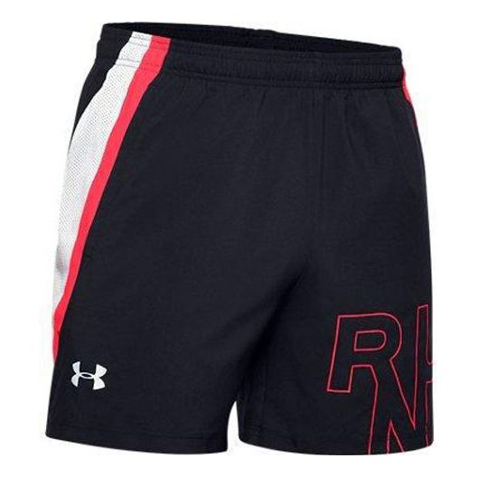 Under Armour Launch SW 5inch Graphic Shorts 'Black' 1350152-001