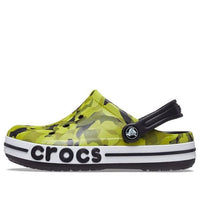 (GS) Crocs Bayaband Bubble Camo Clogs 'Green Black' 207807-0C4