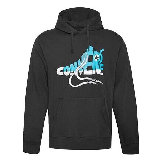 Converse Novelty Sneaker Graphic Hoodie Asia Sizing 'Black' 10019082-A01