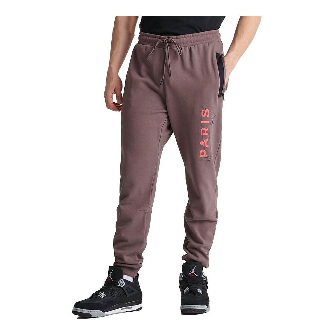 Air Jordan x Paris Saint-Germain Sweatpants 'Plum Eclipse Crimson' DM3094-291