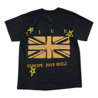 Travis Scott Astroworld Tour London Union Jack T-Shirt 'Black' TC-318