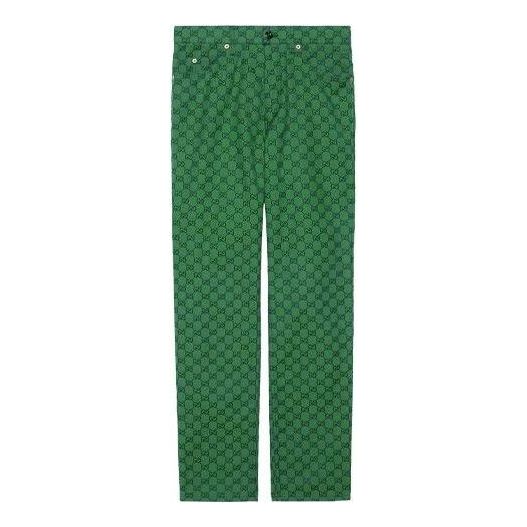 Gucci GG Canvas Pant 'Green' 623953-ZKU09-3344