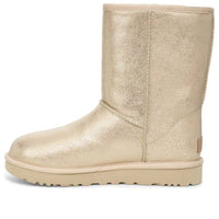 (WMNS) UGG Classic Short II Iridescent Gold Color 1112503-GOLD