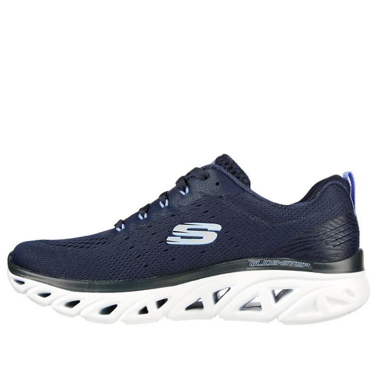 (WMNS) Skechers Glide-Step Sport-New Facets Shoes 'Navy Black' 149556-NVY