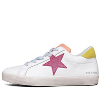 (WMNS) Skechers Diamond Starz Low-Top Sneakers White/Red/Yellow 155532-WMLT