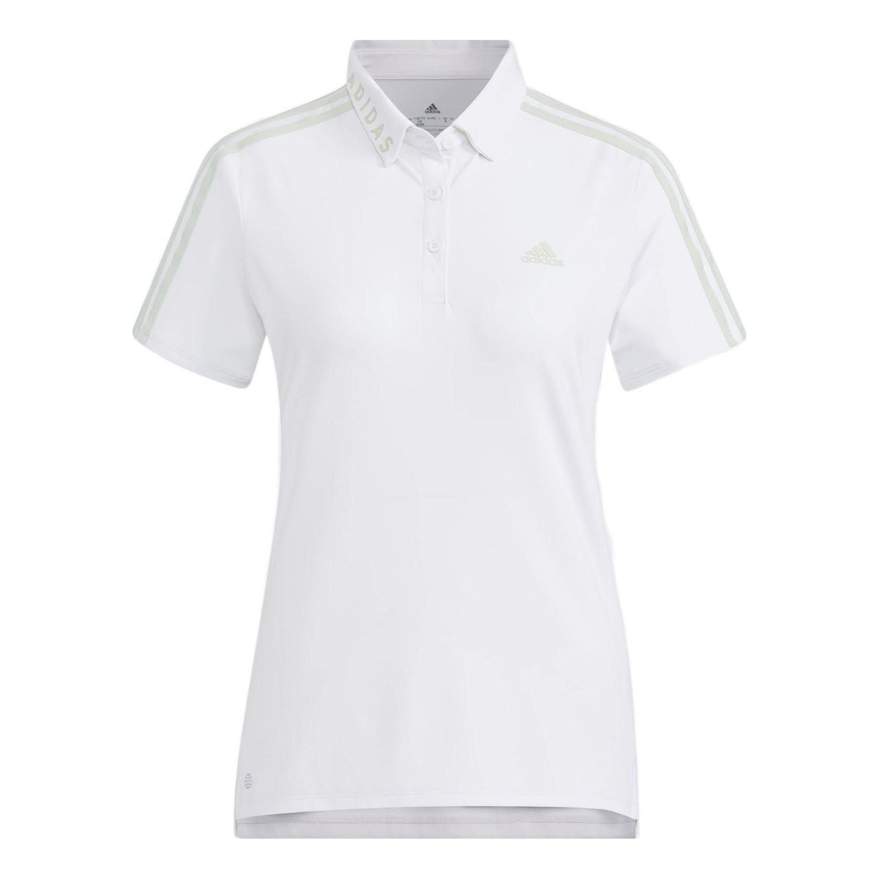 (WMNS) adidas AEROREADY 3-Stripes Polo Shirt Asia Sizing 'White' HG8284