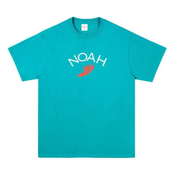 NOAH Unisex Nyc Winged Foot Logo Tee Jade Green T13SS19JGN