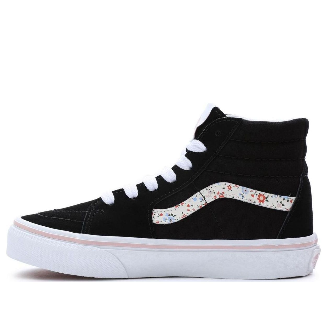 (PS) Vans SK8-Hi Floral Shoes 'Black White' VN000D5FBOQ