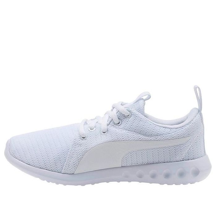 (GS) PUMA Carson 2 Low Running Shoes White/Grey 190072-05