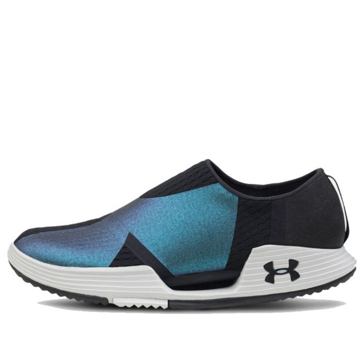 (WMNS) Under Armour AMP Slip-On X2 Reflect 'Black Blue' 3021070-001