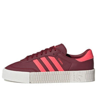 (WMNS) adidas Sambarose W 'Dark Red White' EE7045